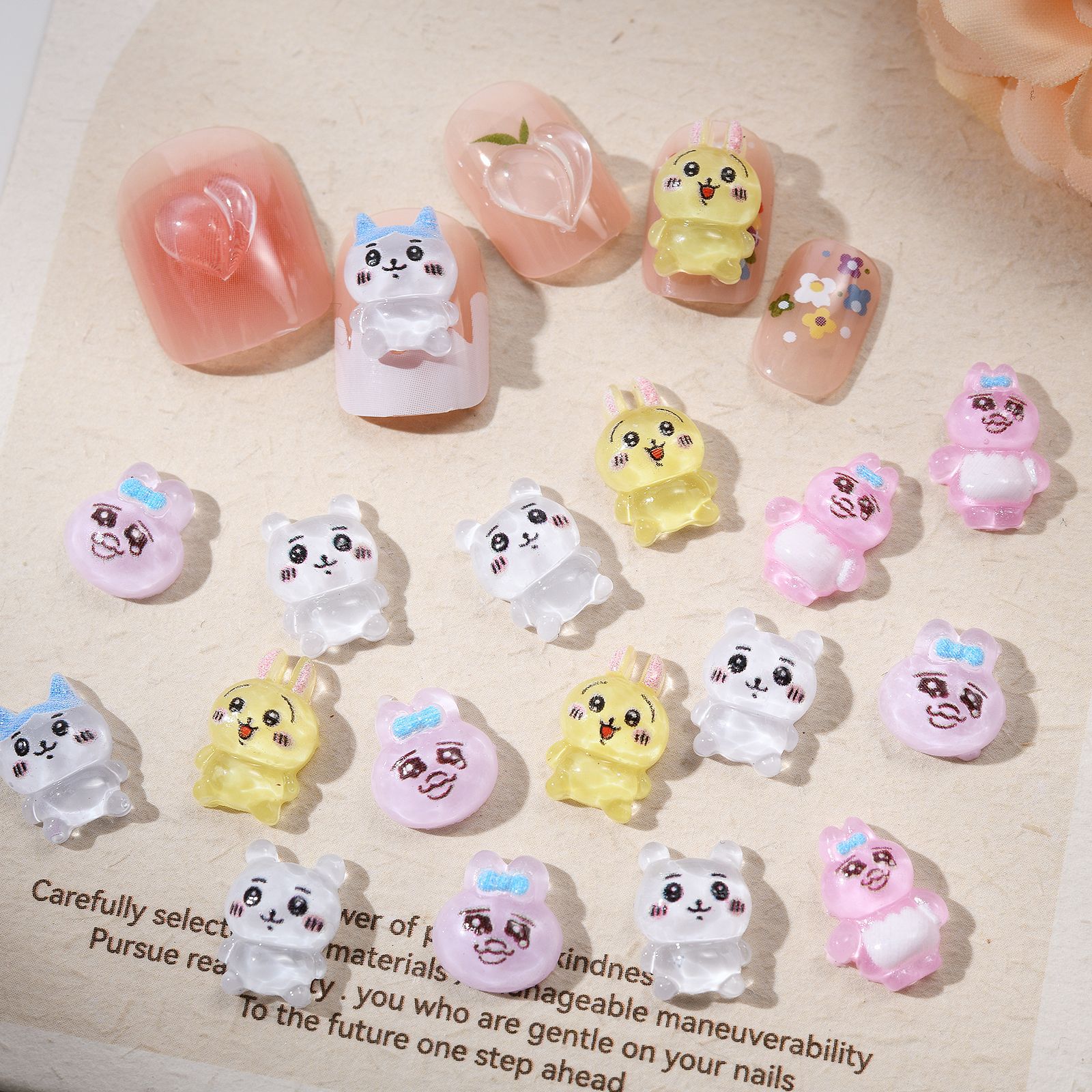 Nail Art - 100 szt. Cartoon Forchiikawa Akcesoria do
