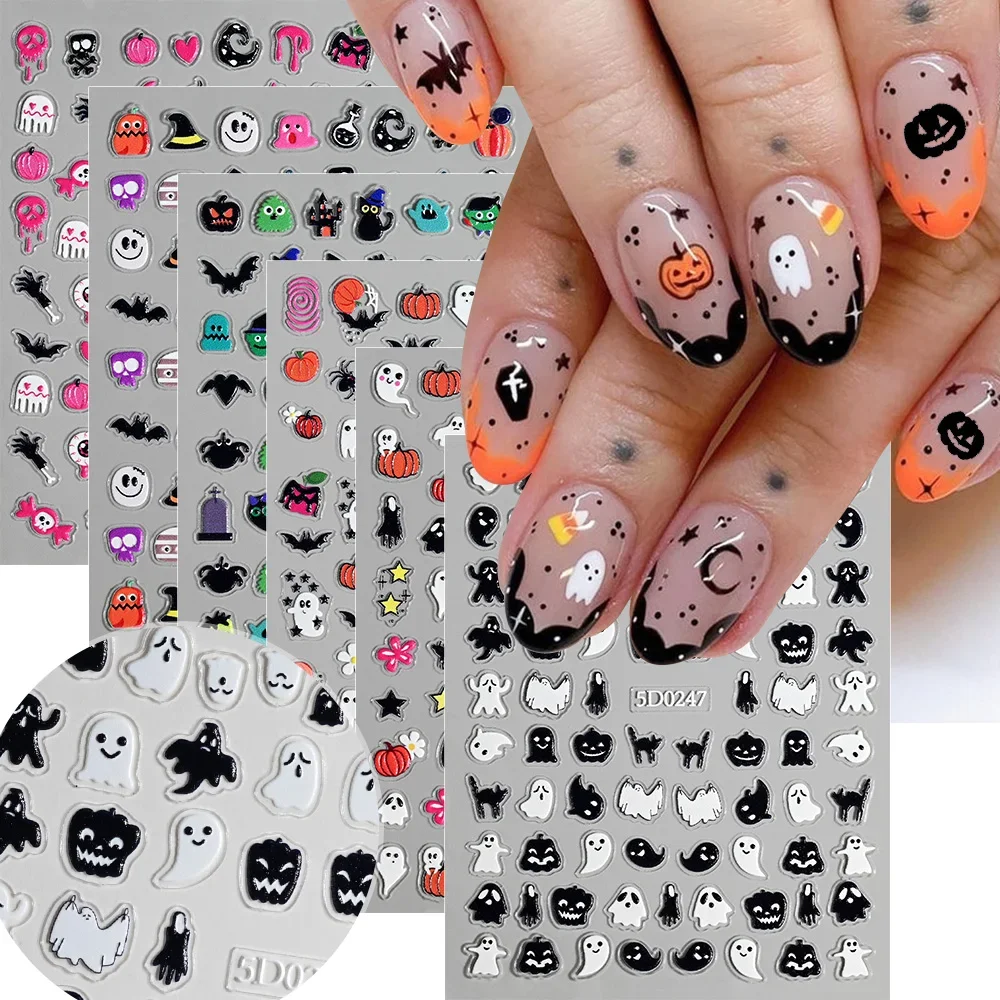 Nail Art - 1 arkusz naklejek na paznokcie z