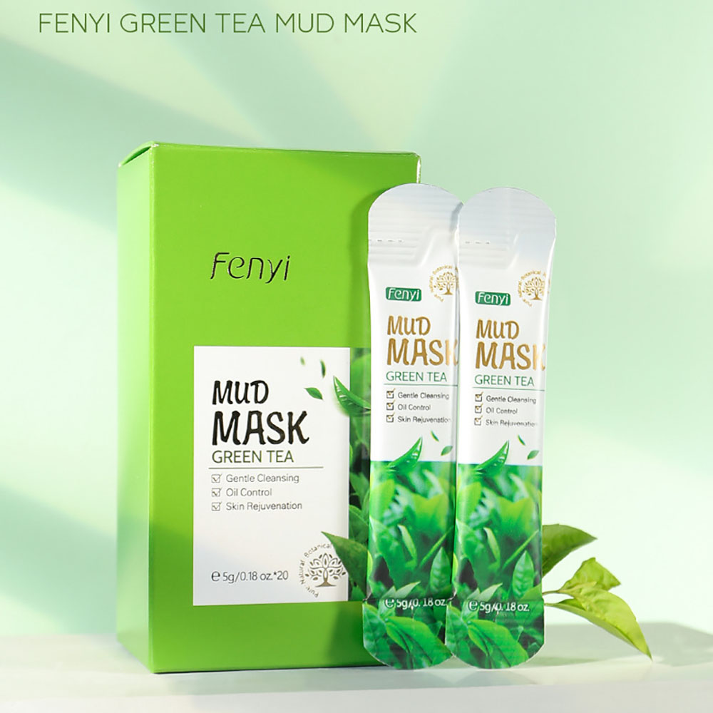 Green Tea Cleansing Clay Mask - Zestaw podróżnych masek z gliny z