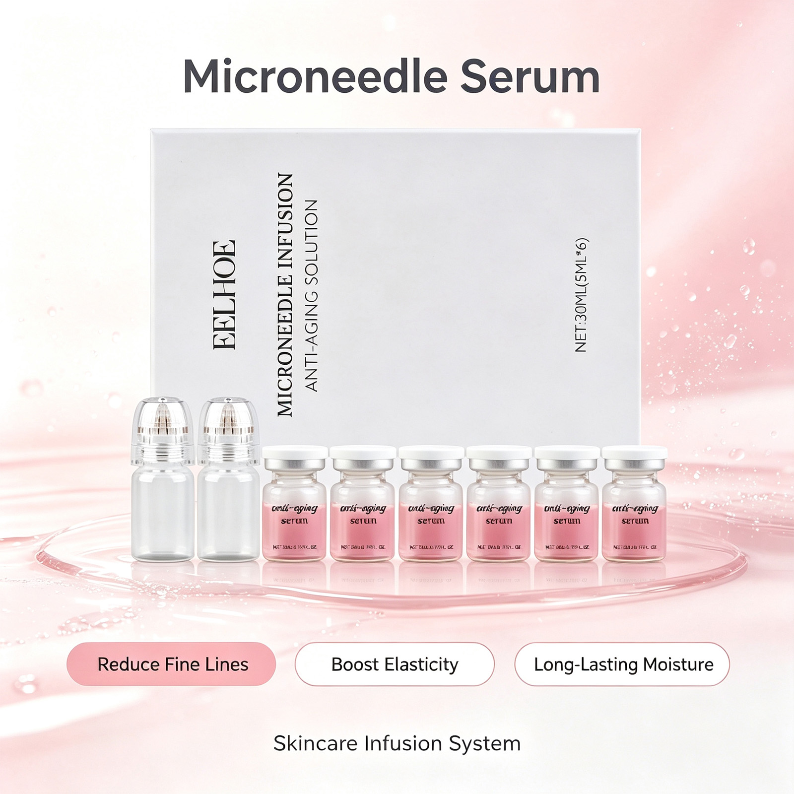 Zestaw serum z mikroigłami 0,2 – Hyaluronic Acid Facial Serum recenzja i cena