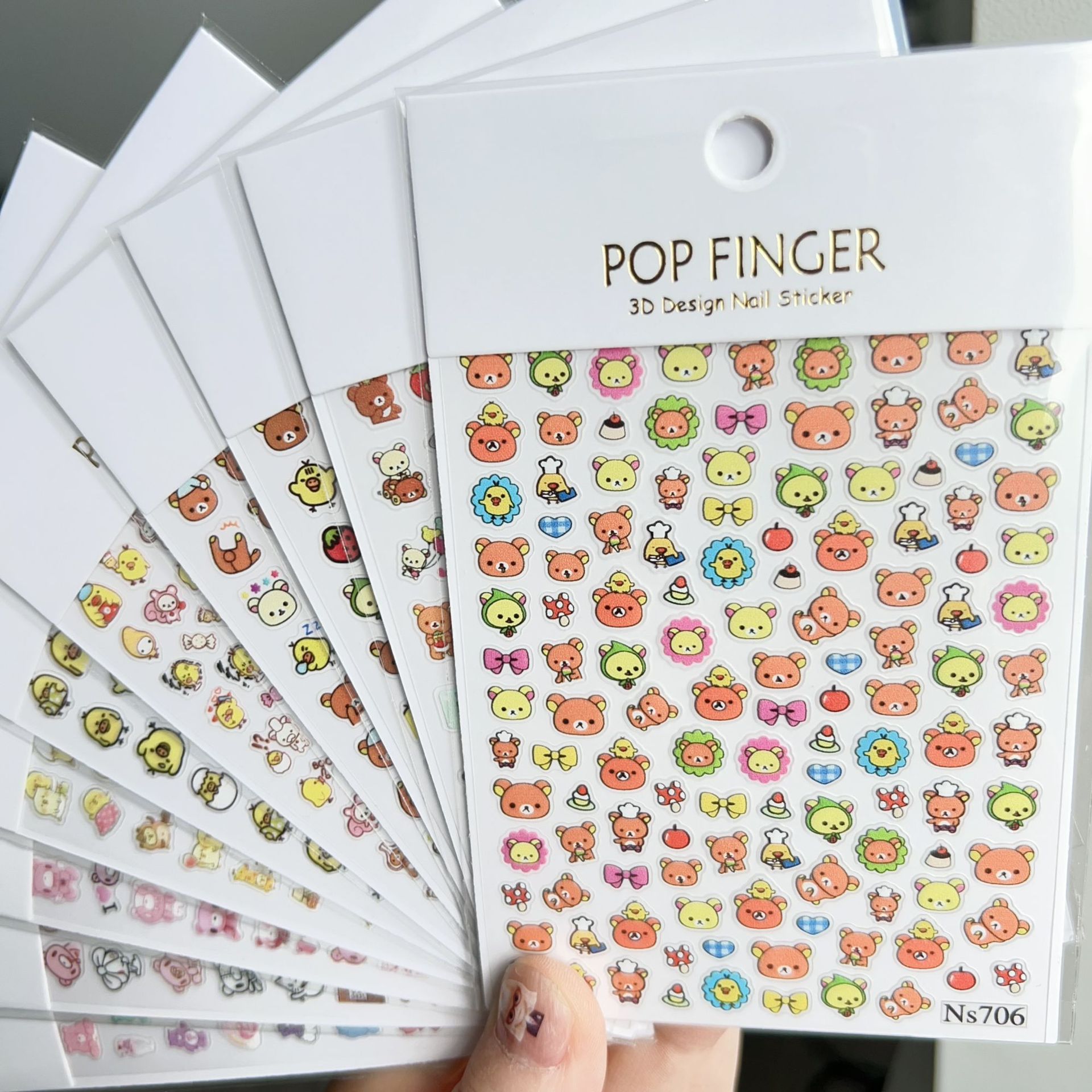 6 sztuk naklejek do zdobienia  – Nail Art recenzja i cena