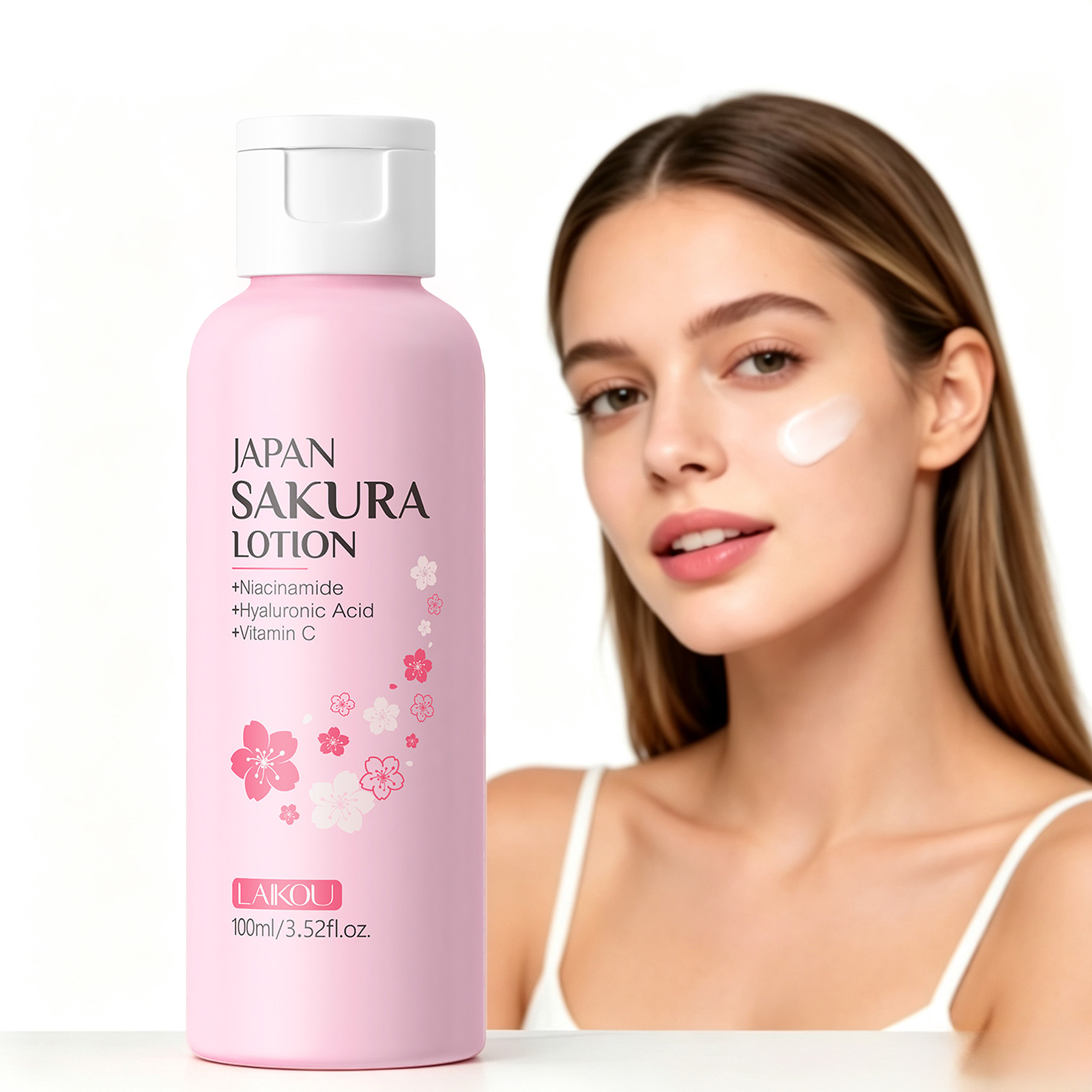 LAIKOU Sakura Lotion 100ml Nia – Niacinamide Pore Shrinking Essence recenzja i cena