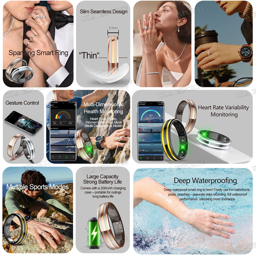 Inteligentny pierścień z funkc – Health Monitors recenzja i cena
