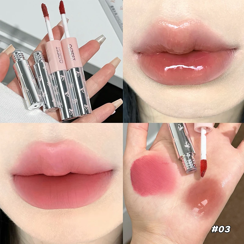 QIBEST Dwustronna Matowa Pomad – Matte Velvet Lip Tint Long Lasting recenzja i cena