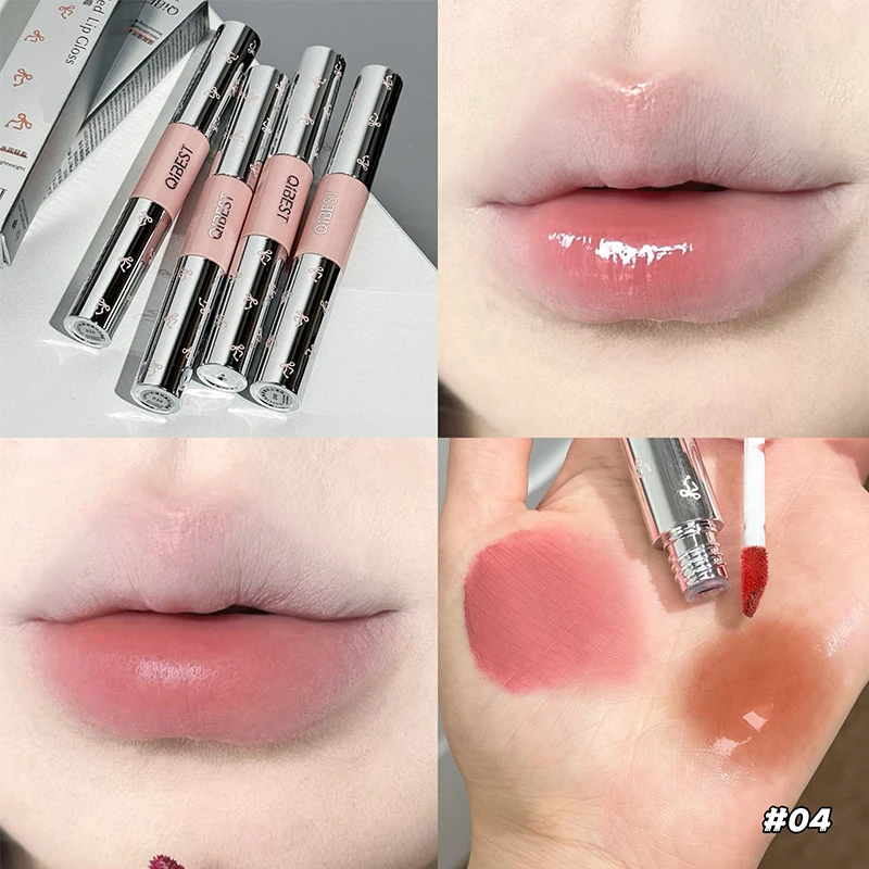 QIBEST Dwustronna Matowa Pomad – Matte Velvet Lip Tint Long Lasting recenzja i cena