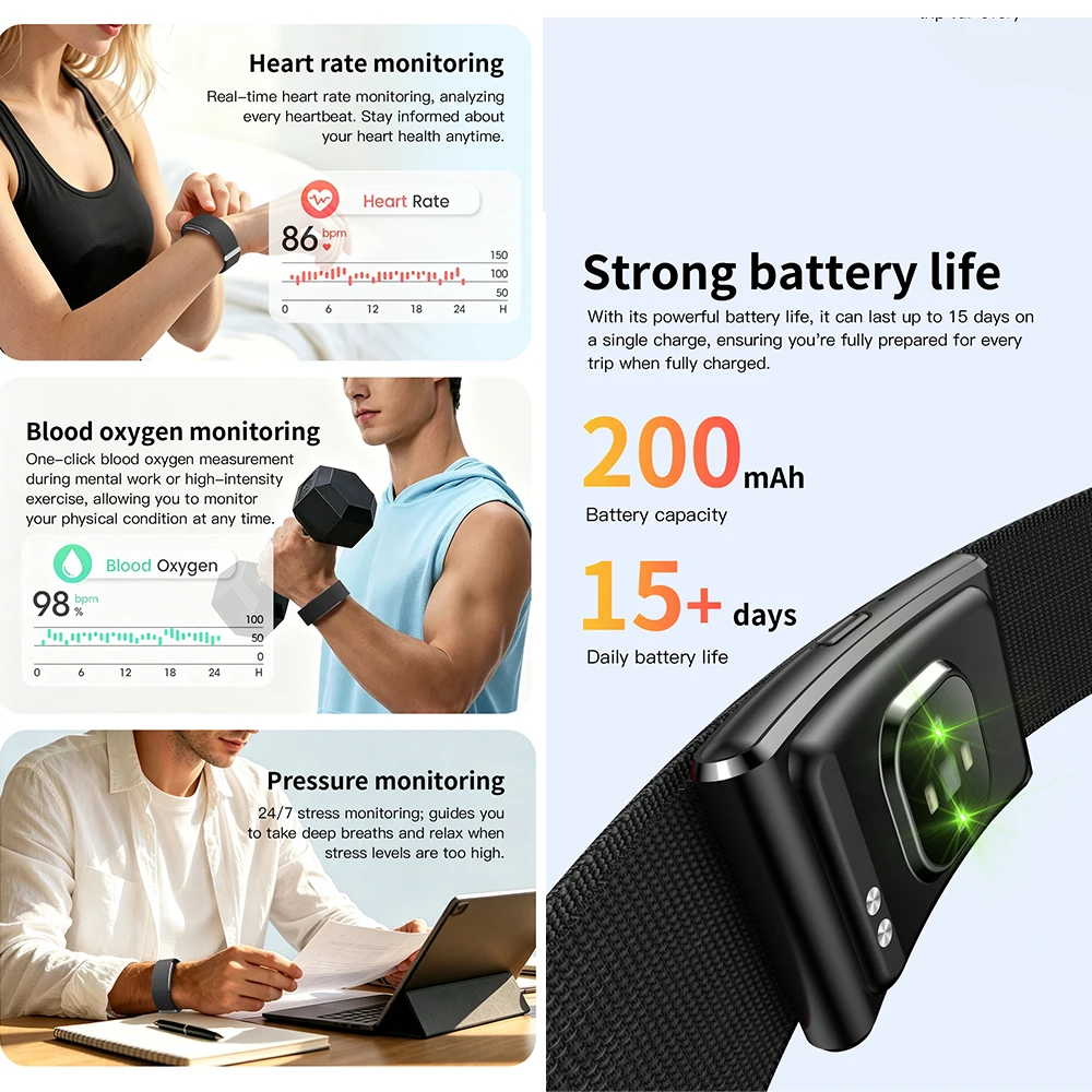 Inteligentna opaska sportowa Y – Health Monitors recenzja i cena