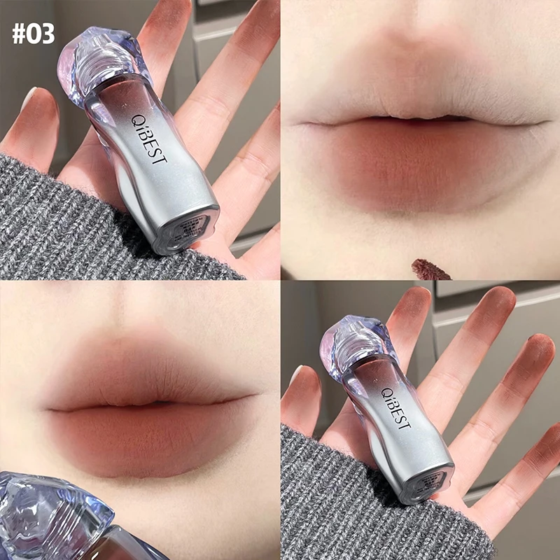 QIBEST Matowa Aksamitna Pomadk – Matte Velvet Lip Tint Long Lasting recenzja i cena